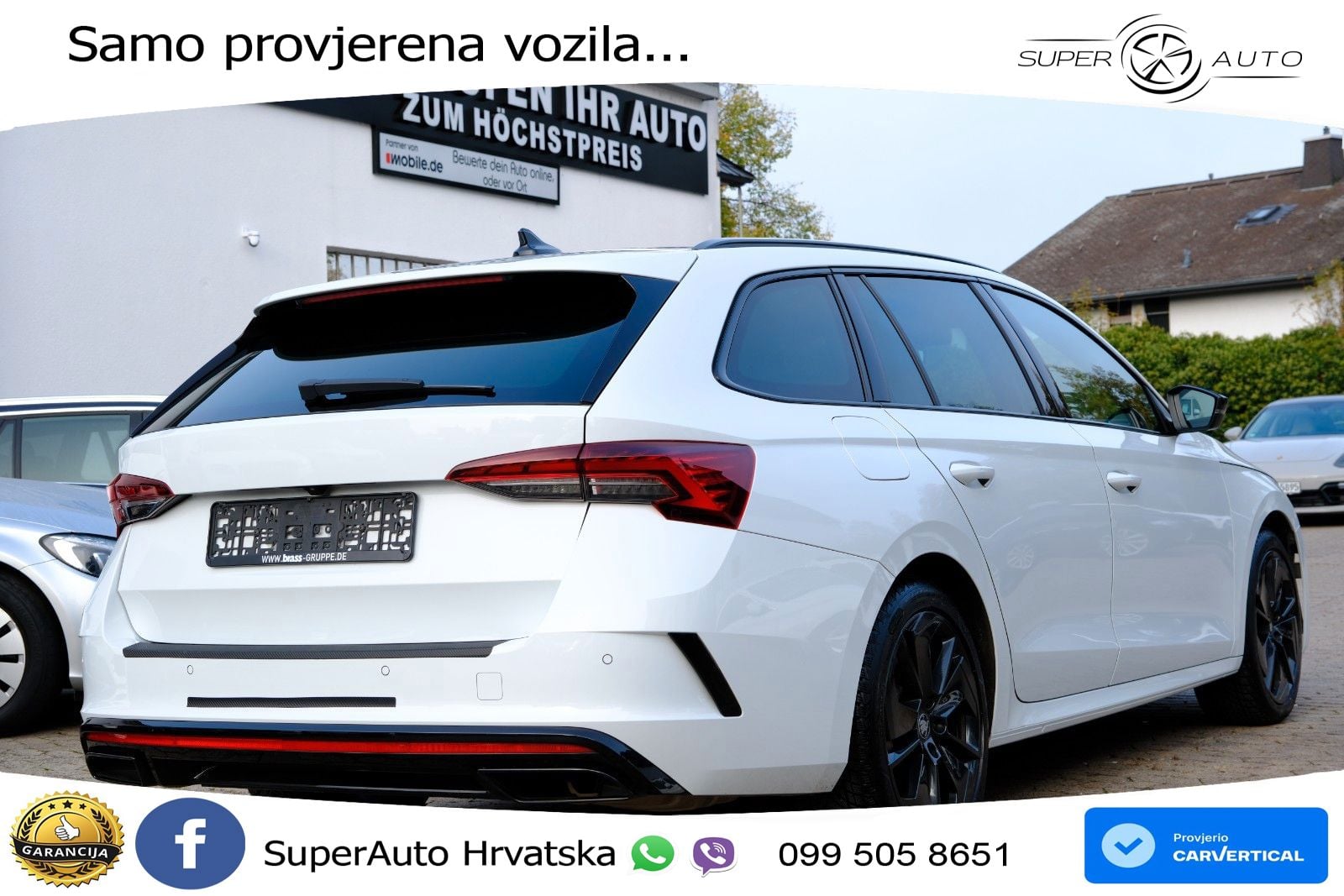 Škoda Octavia Combi RS 2.0 TSI (265 KS) DSG MATRIX+GR SJED+KAM