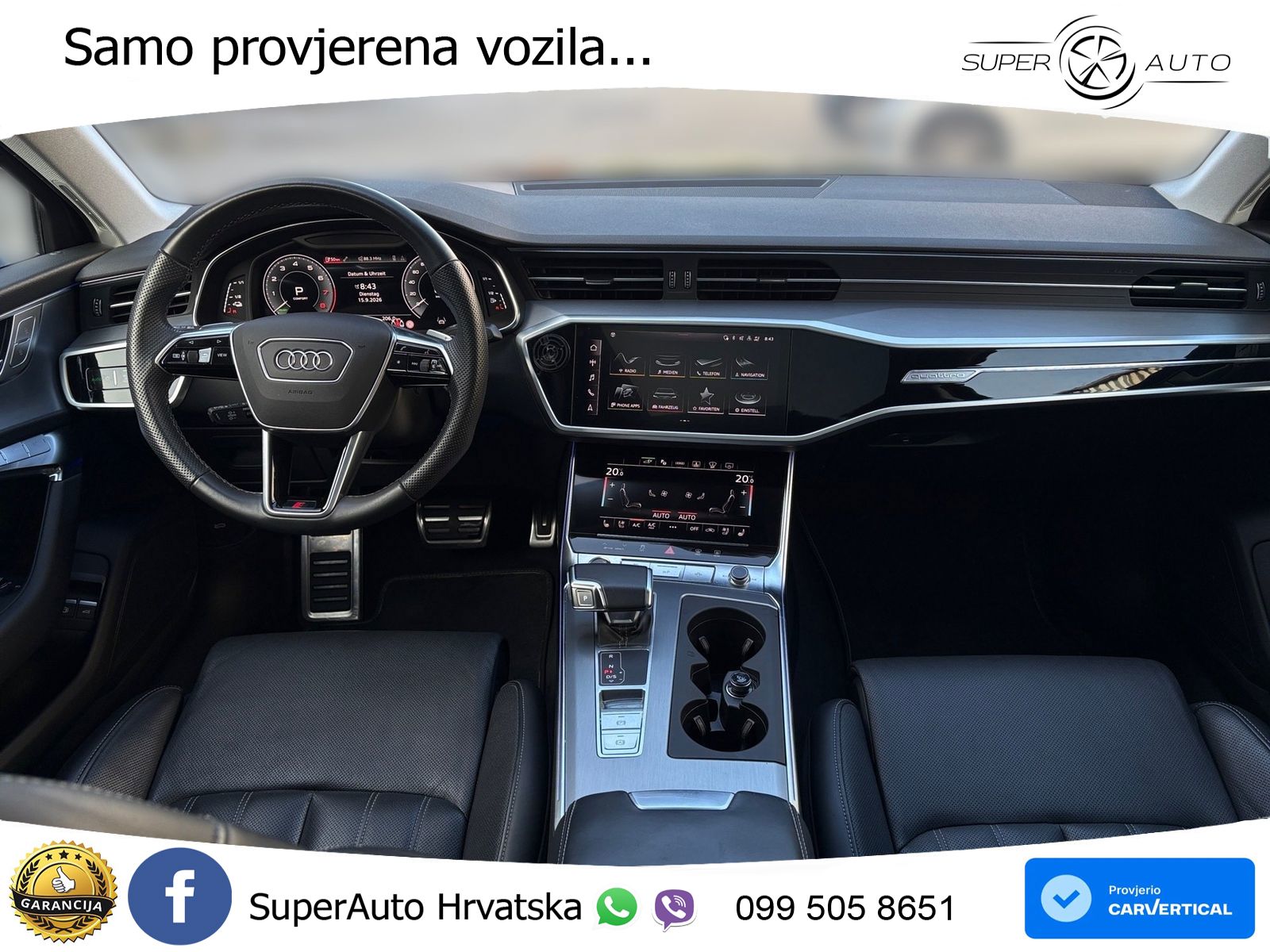 Audi A6 55 TFSIe (367 KS) quattro ultra S tronic S line LED+GR SJED+ACC