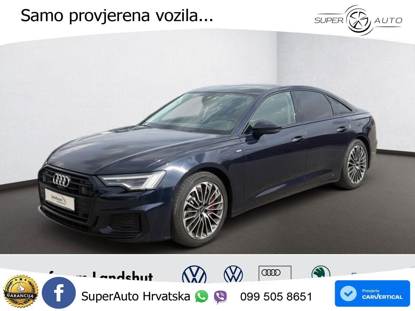 Audi A6 55 TFSIe (367 KS) quattro ultra S tronic S line LED+GR SJED+ACC