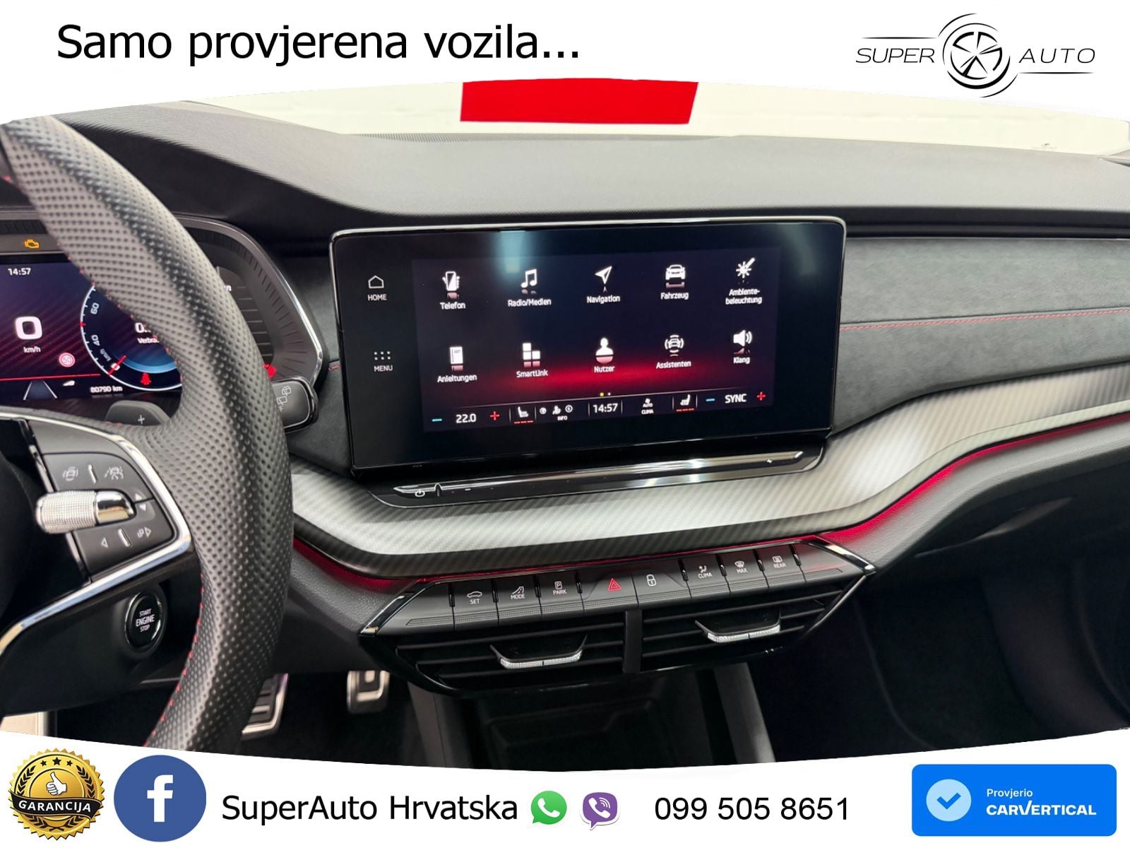 Škoda Octavia Combi RS 2.0 TDI (200 KS) 4x4 DSG LED+GR SJED+ACC