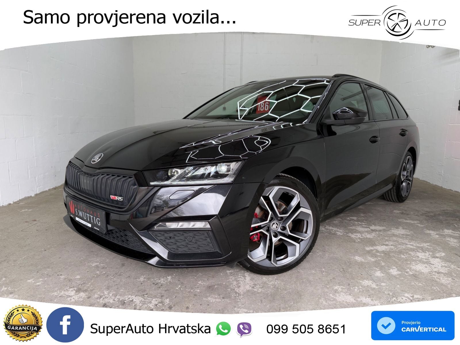Škoda Octavia Combi RS 2.0 TDI (200 KS) 4x4 DSG LED+GR SJED+ACC