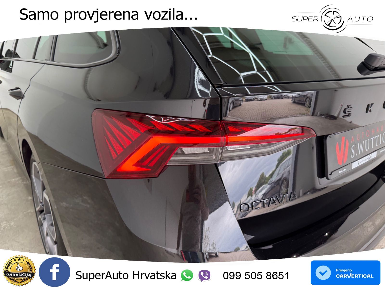 Škoda Octavia Combi RS 2.0 TDI (200 KS) 4x4 DSG LED+GR SJED+ACC