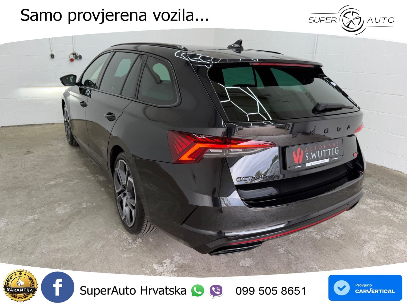 Škoda Octavia Combi RS 2.0 TDI (200 KS) 4x4 DSG LED+GR SJED+ACC
