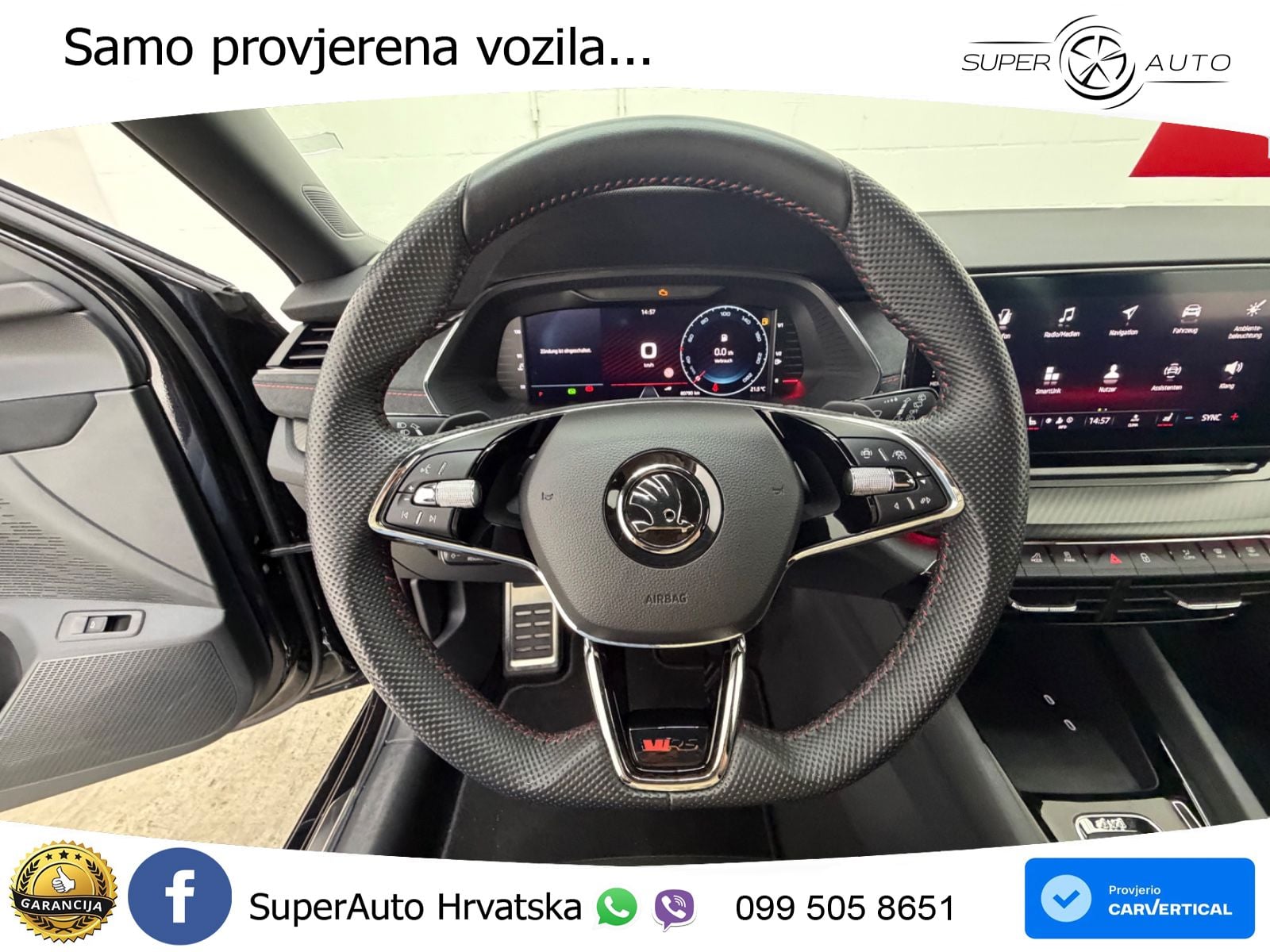 Škoda Octavia Combi RS 2.0 TDI (200 KS) 4x4 DSG LED+GR SJED+ACC
