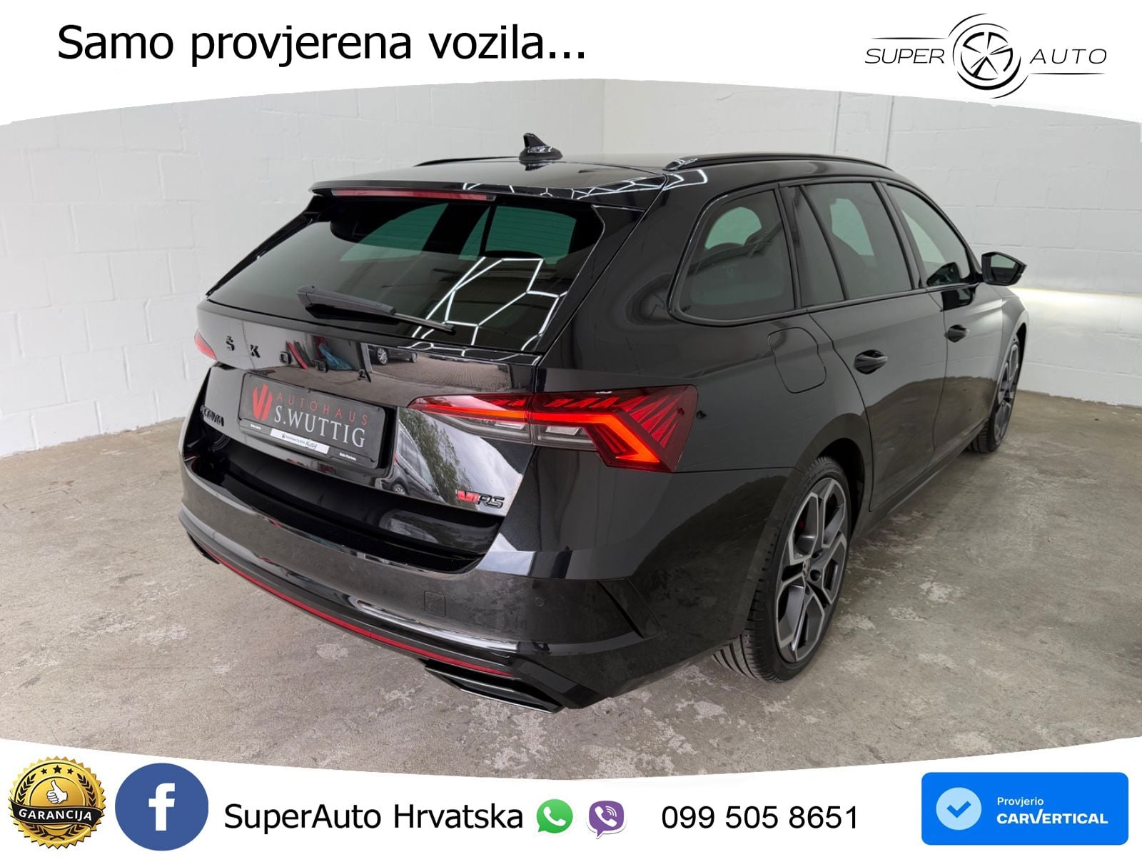Škoda Octavia Combi RS 2.0 TDI (200 KS) 4x4 DSG LED+GR SJED+ACC