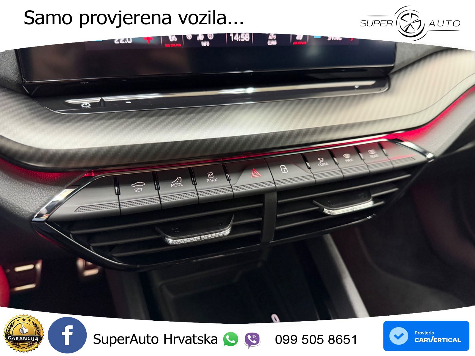 Škoda Octavia Combi RS 2.0 TDI (200 KS) 4x4 DSG LED+GR SJED+ACC