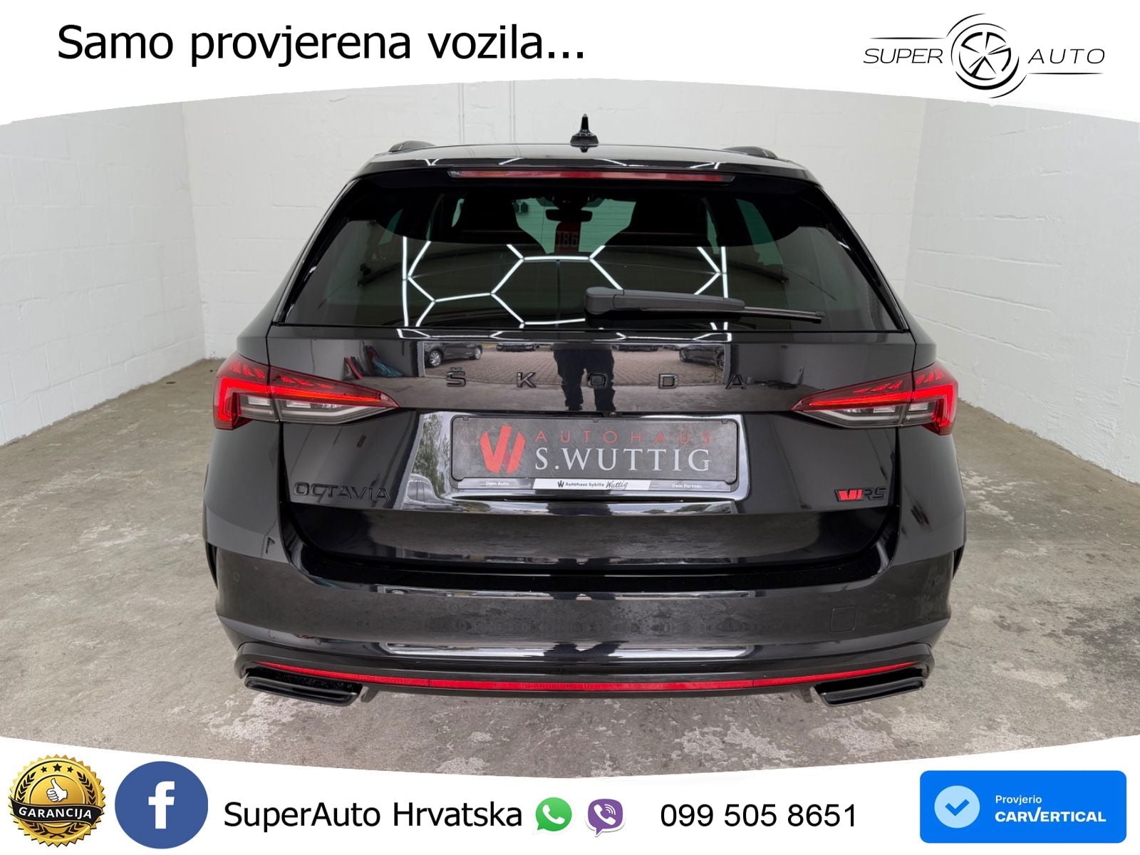 Škoda Octavia Combi RS 2.0 TDI (200 KS) 4x4 DSG LED+GR SJED+ACC