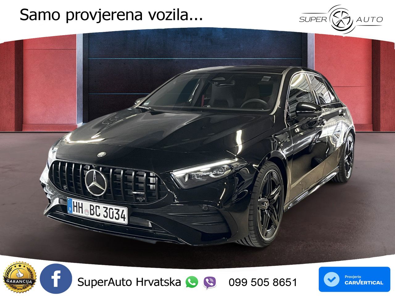 Mercedes-Benz AMG A 35 4MATIC AMG SPEEDSHIFT DCT ACC+GR SJED+360+PANO