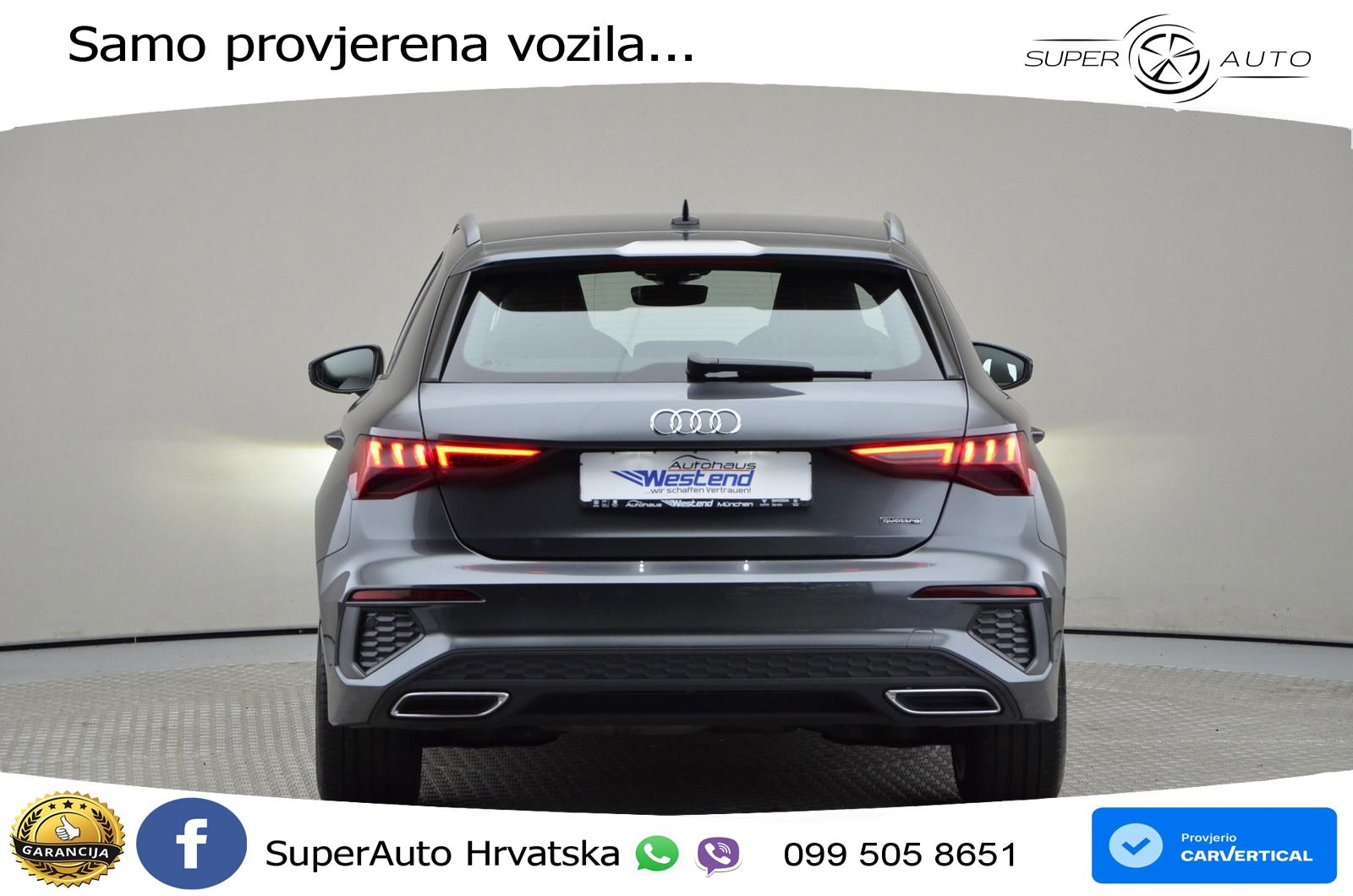 Audi A3 40 TDI (200 KS) quattro S tronic S line