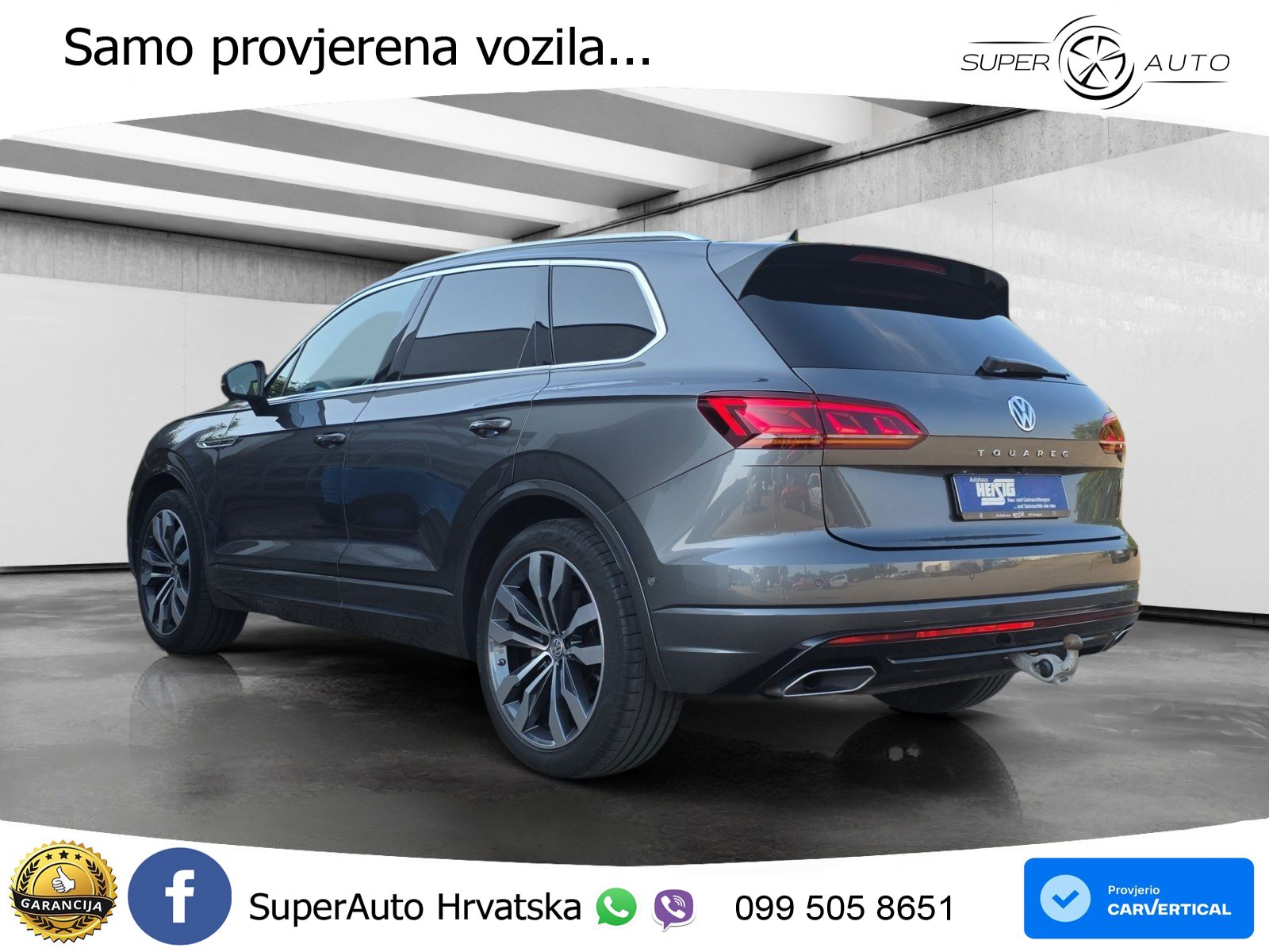 Volkswagen Touareg 3.0 V6 TDI (286 KS) 4MOTION Tiptronic R-Line ZRAČNI+ACC+GR SJED+KAM+PANO
