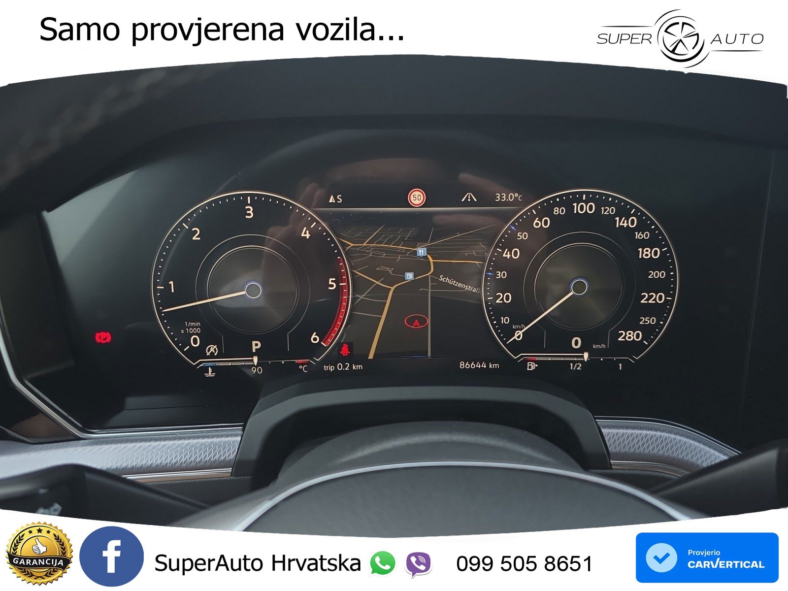 Volkswagen Touareg 3.0 V6 TDI (286 KS) 4MOTION Tiptronic R-Line ZRAČNI+ACC+GR SJED+KAM+PANO