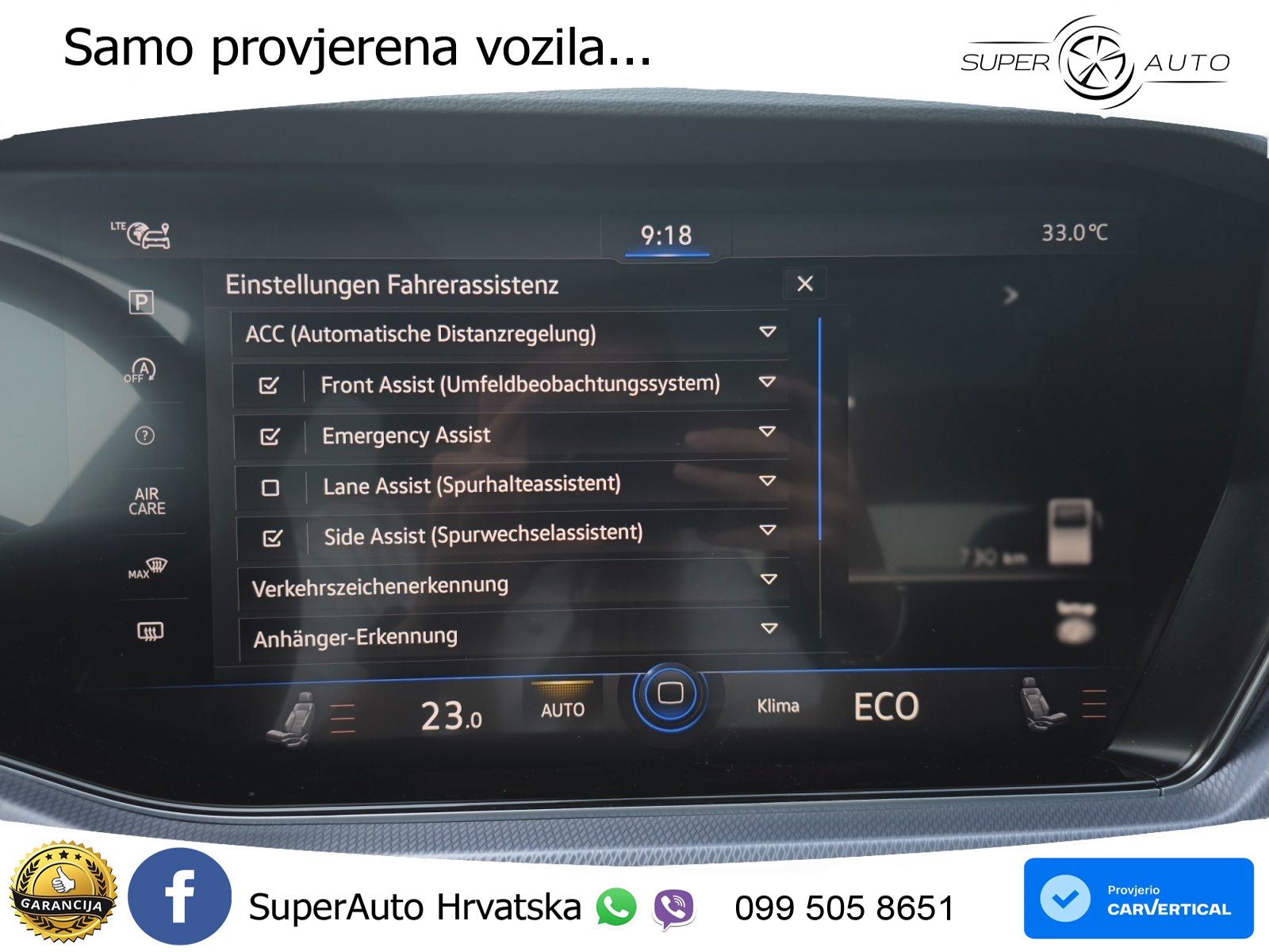 Volkswagen Touareg 3.0 V6 TDI (286 KS) 4MOTION Tiptronic R-Line ZRAČNI+ACC+GR SJED+KAM+PANO