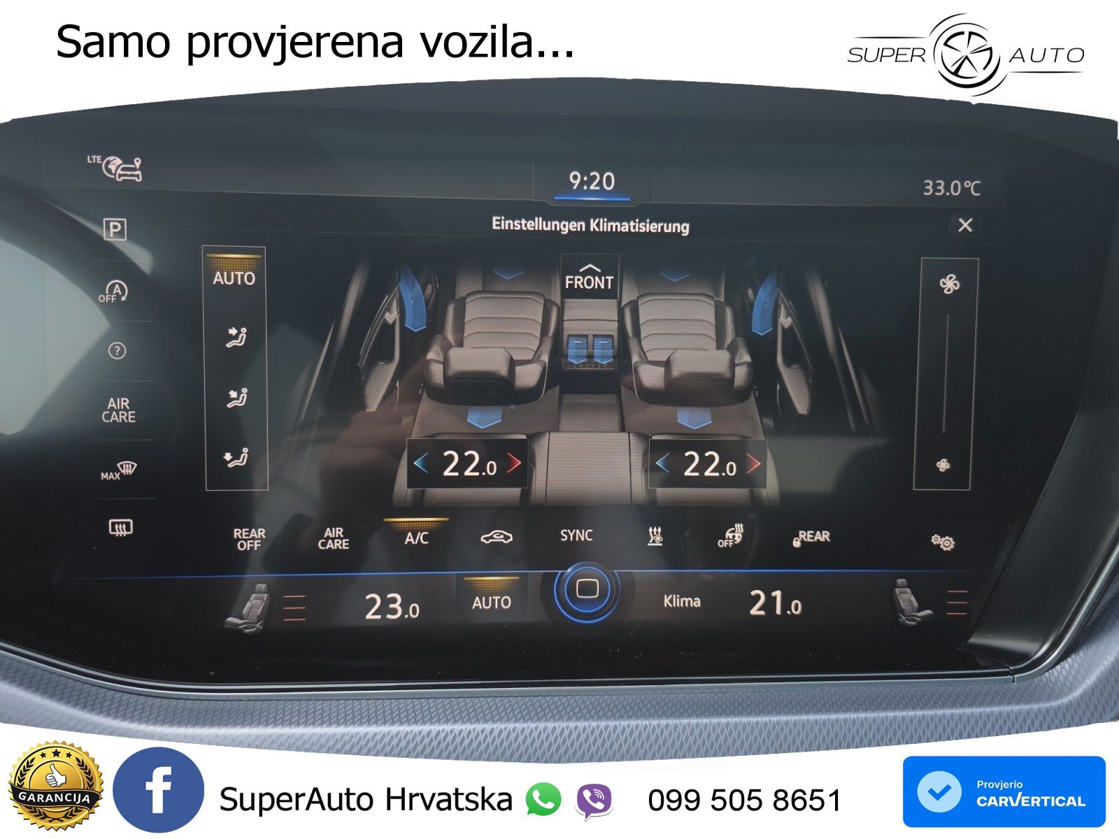 Volkswagen Touareg 3.0 V6 TDI (286 KS) 4MOTION Tiptronic R-Line ZRAČNI+ACC+GR SJED+KAM+PANO