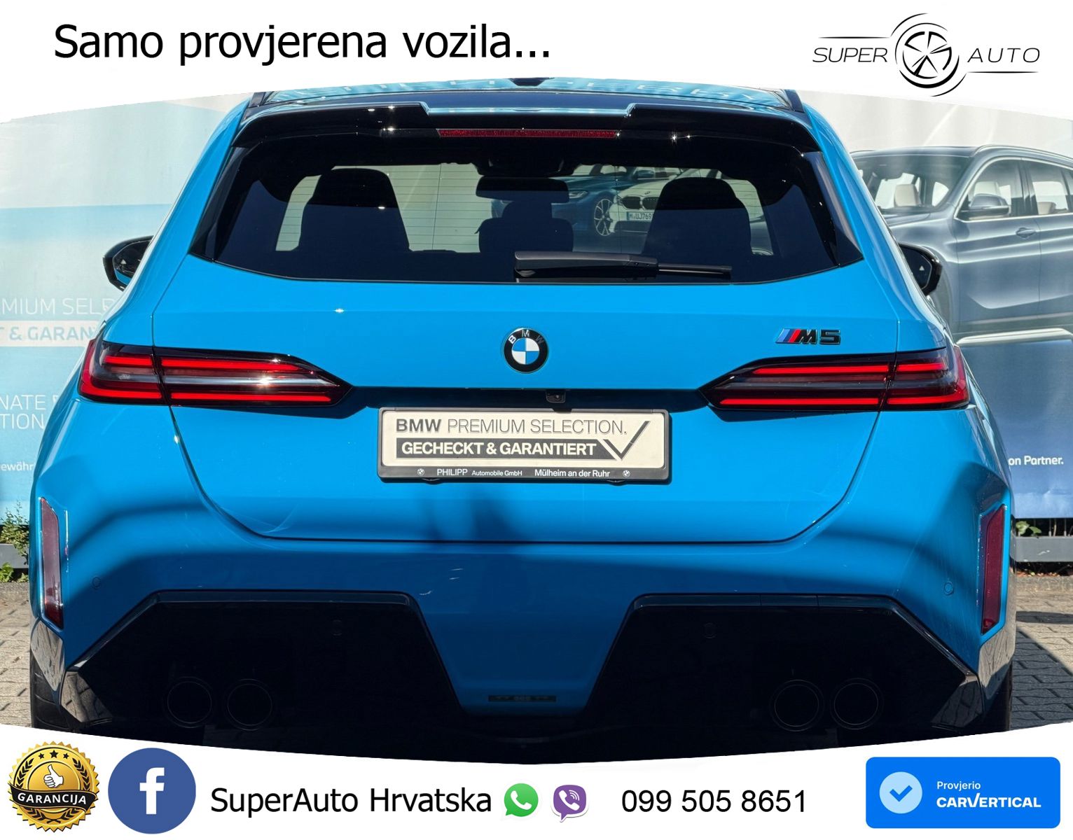 BMW M5 Touring 4.4 V8 (727 KS) xDrive Steptronic ACC+HEAD+4xGR SJED+360+PANO