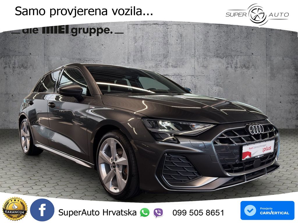 Audi A3 35 TFSI (150 KS) S tronic S line LED+GR SJED+ACC