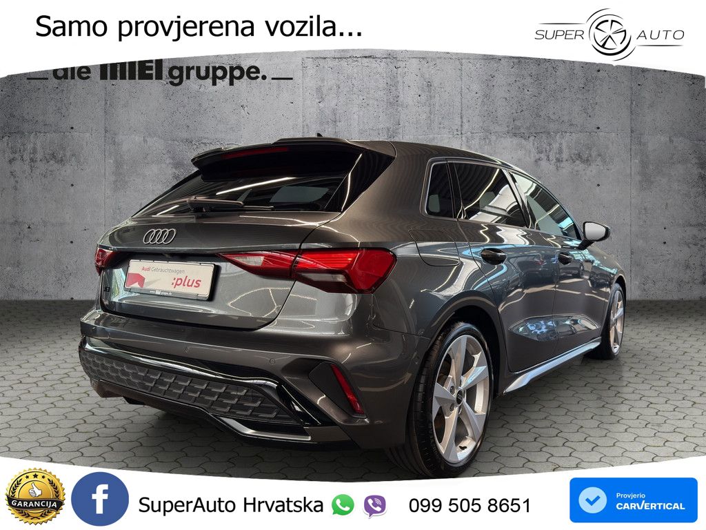 Audi A3 35 TFSI (150 KS) S tronic S line LED+GR SJED+ACC