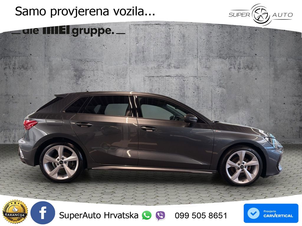Audi A3 35 TFSI (150 KS) S tronic S line LED+GR SJED+ACC