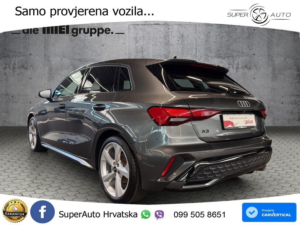 Audi A3 35 TFSI (150 KS) S tronic S line LED+GR SJED+ACC