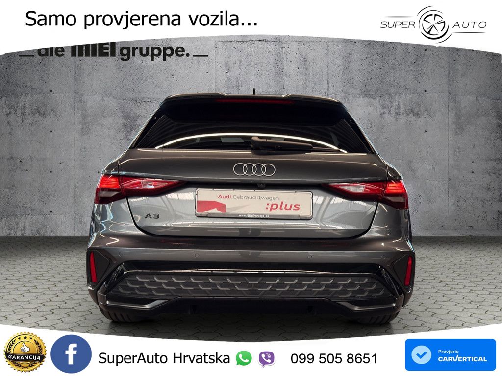 Audi A3 35 TFSI (150 KS) S tronic S line LED+GR SJED+ACC