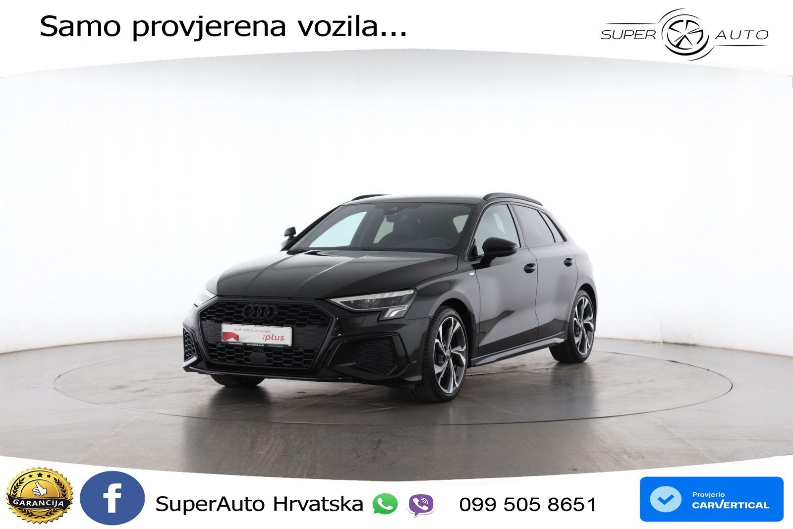Audi A3 35 TFSI (150 KS) S line LED+GR SJED+ACC
