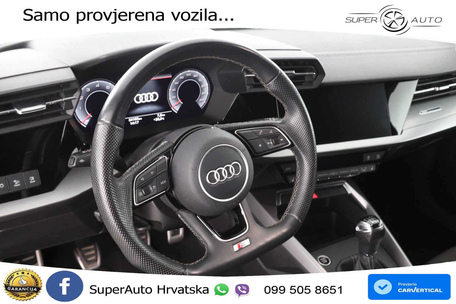 Audi A3 35 TFSI (150 KS) S line LED+GR SJED+ACC