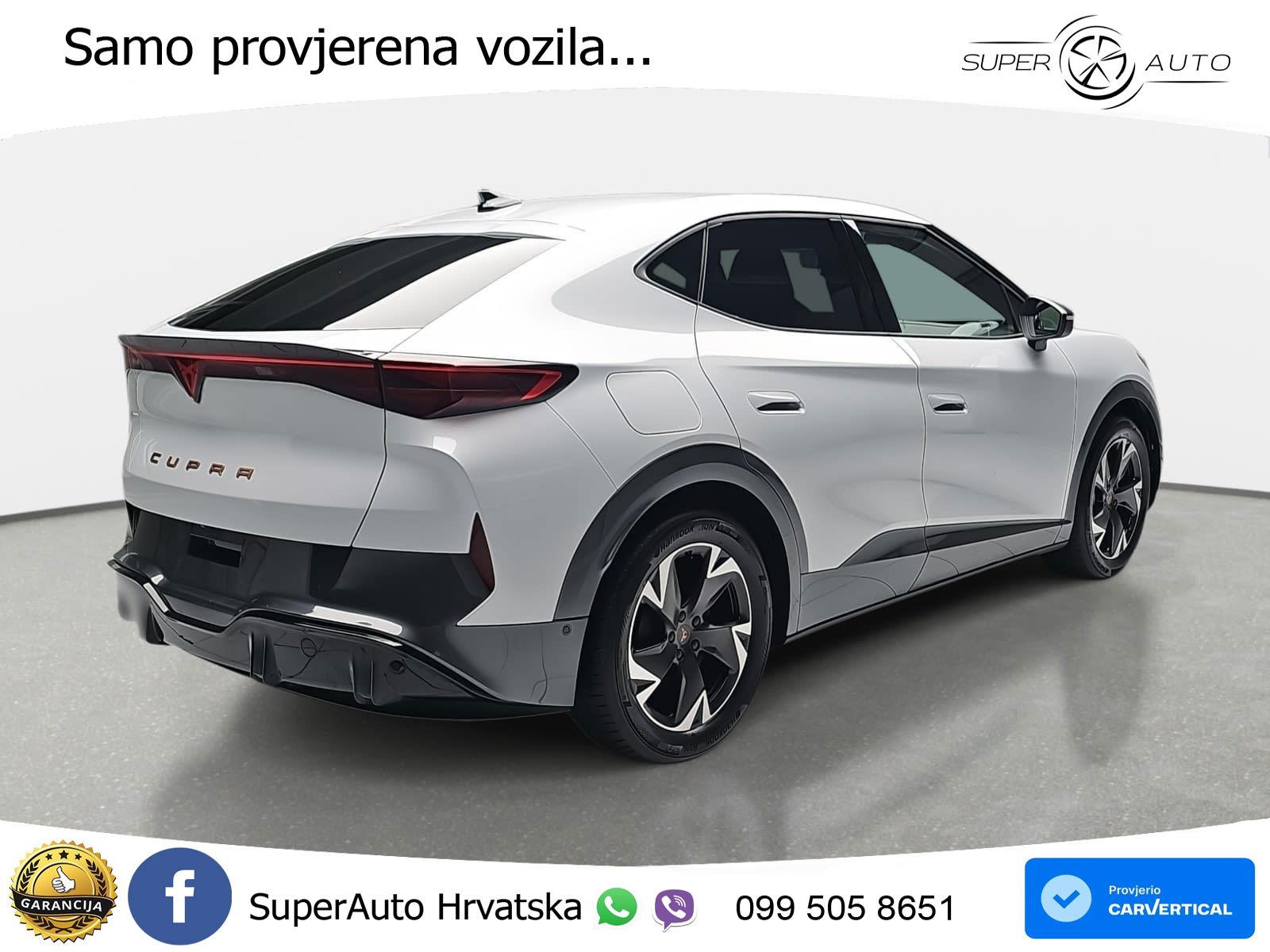 Cupra Tavascan 82 kWh (286 KS) LED+ACC
