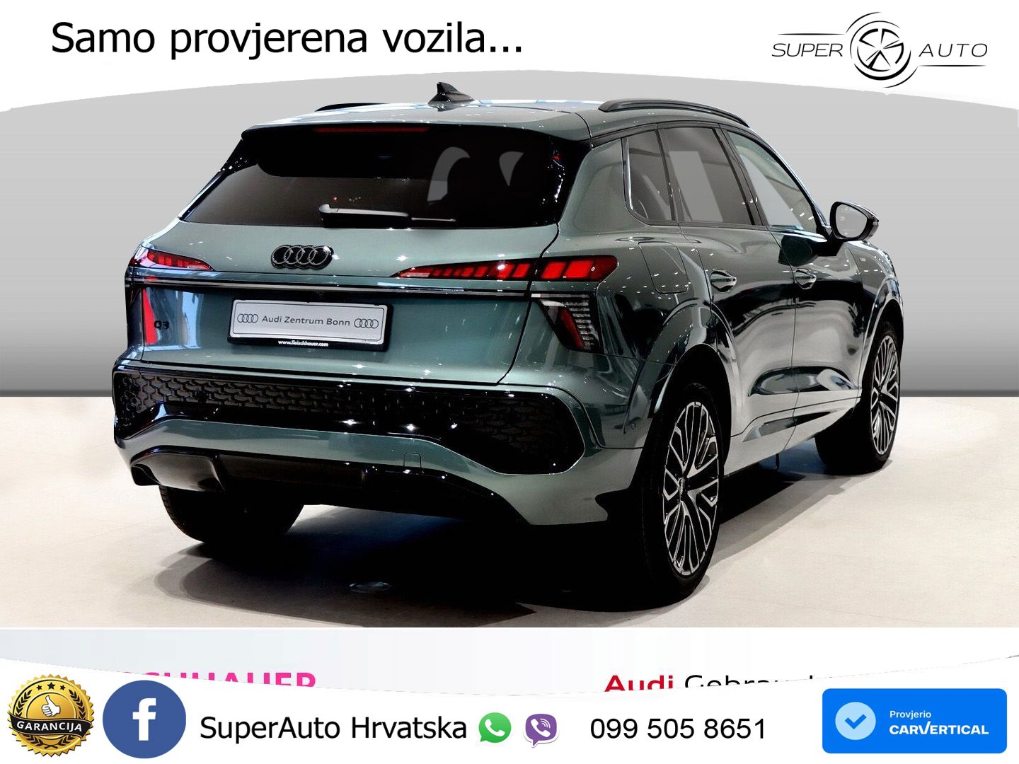 Audi Q3 1.5 TFSI (150 KS) S tronic LED+GR SJED+ACC