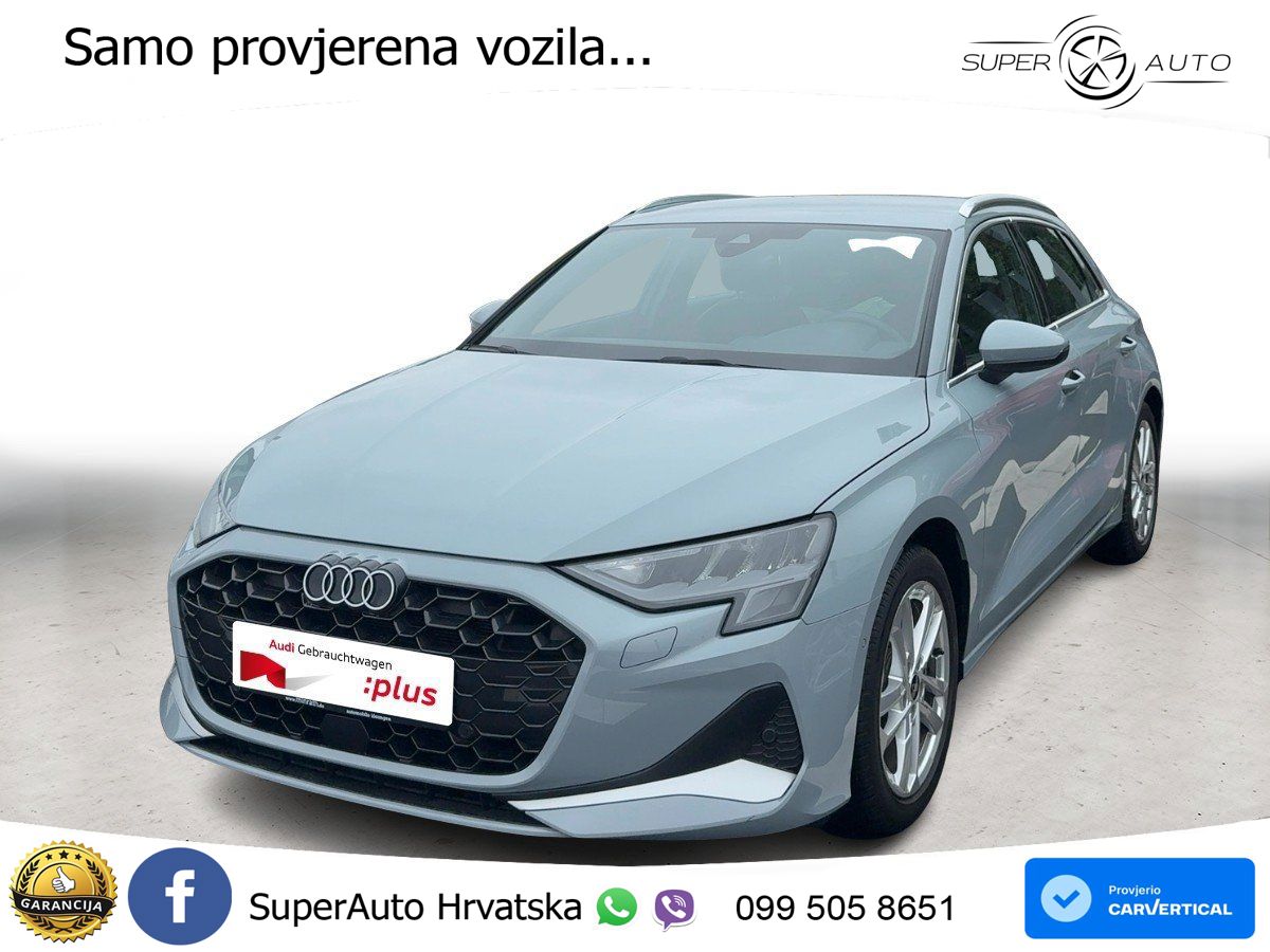 Audi A3 30 TDI (116 KS) advanced LED+GR SJED+ACC