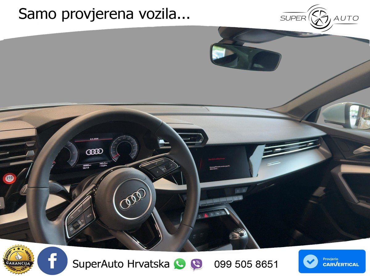 Audi A3 30 TDI (116 KS) advanced LED+GR SJED+ACC