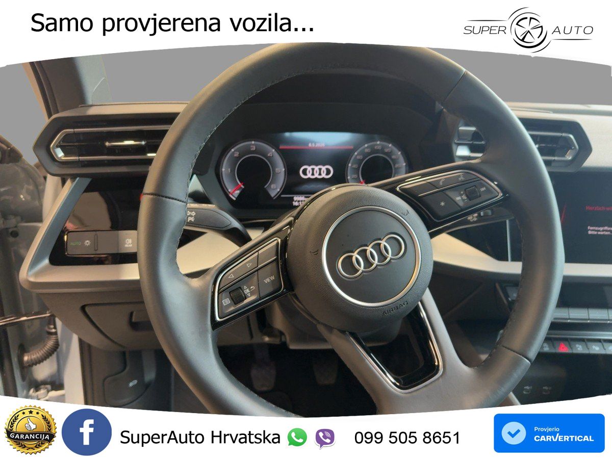 Audi A3 30 TDI (116 KS) advanced LED+GR SJED+ACC