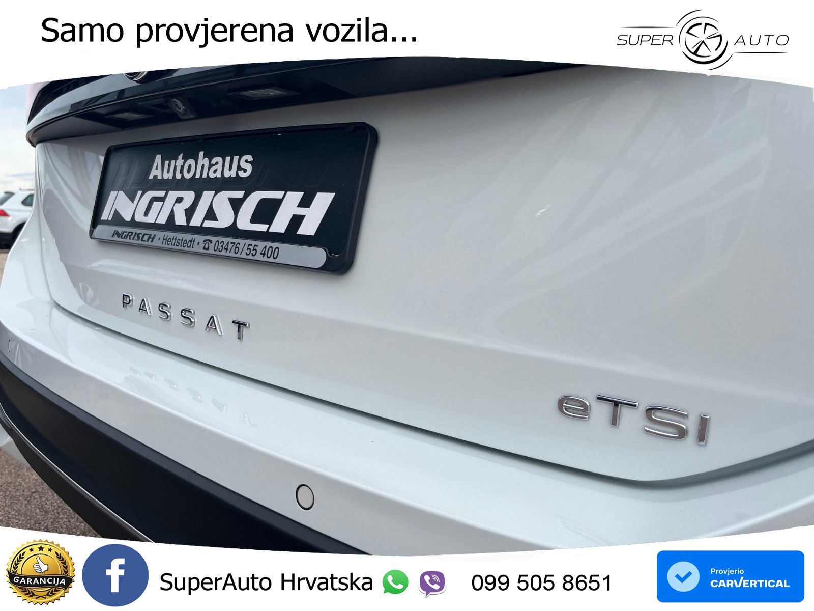 Volkswagen Passat Variant 1.5 eTSI (150 KS) DSG Business LED+GR SJED+ACC