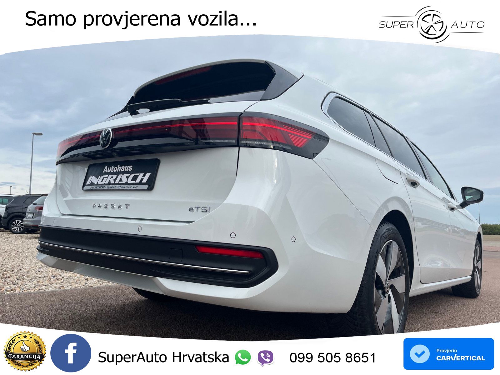 Volkswagen Passat Variant 1.5 eTSI (150 KS) DSG Business LED+GR SJED+ACC