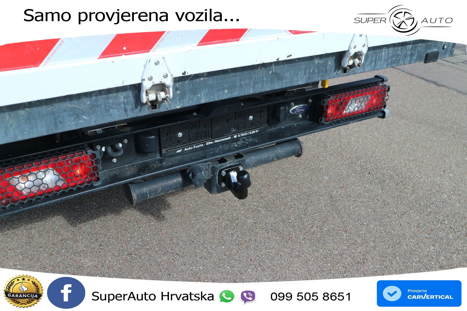 Ford Transit Kipper Zwillingsbereifung AHK 170 KS