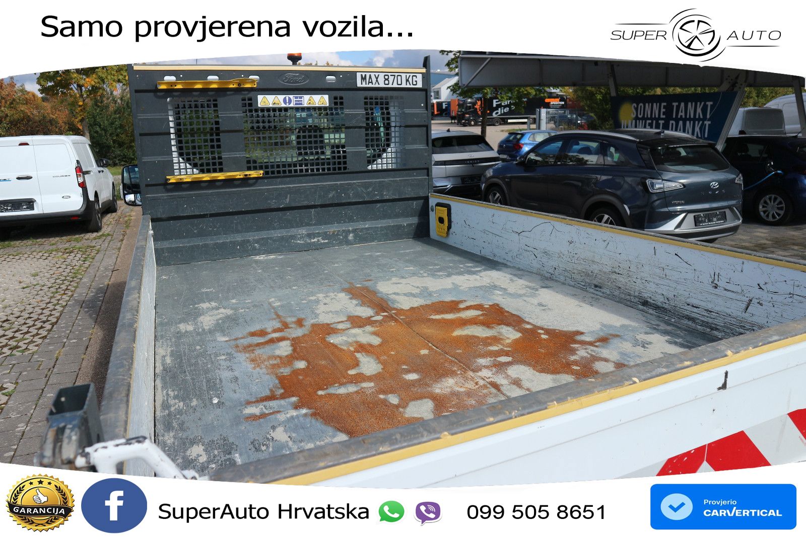 Ford Transit Kipper Zwillingsbereifung AHK 170 KS