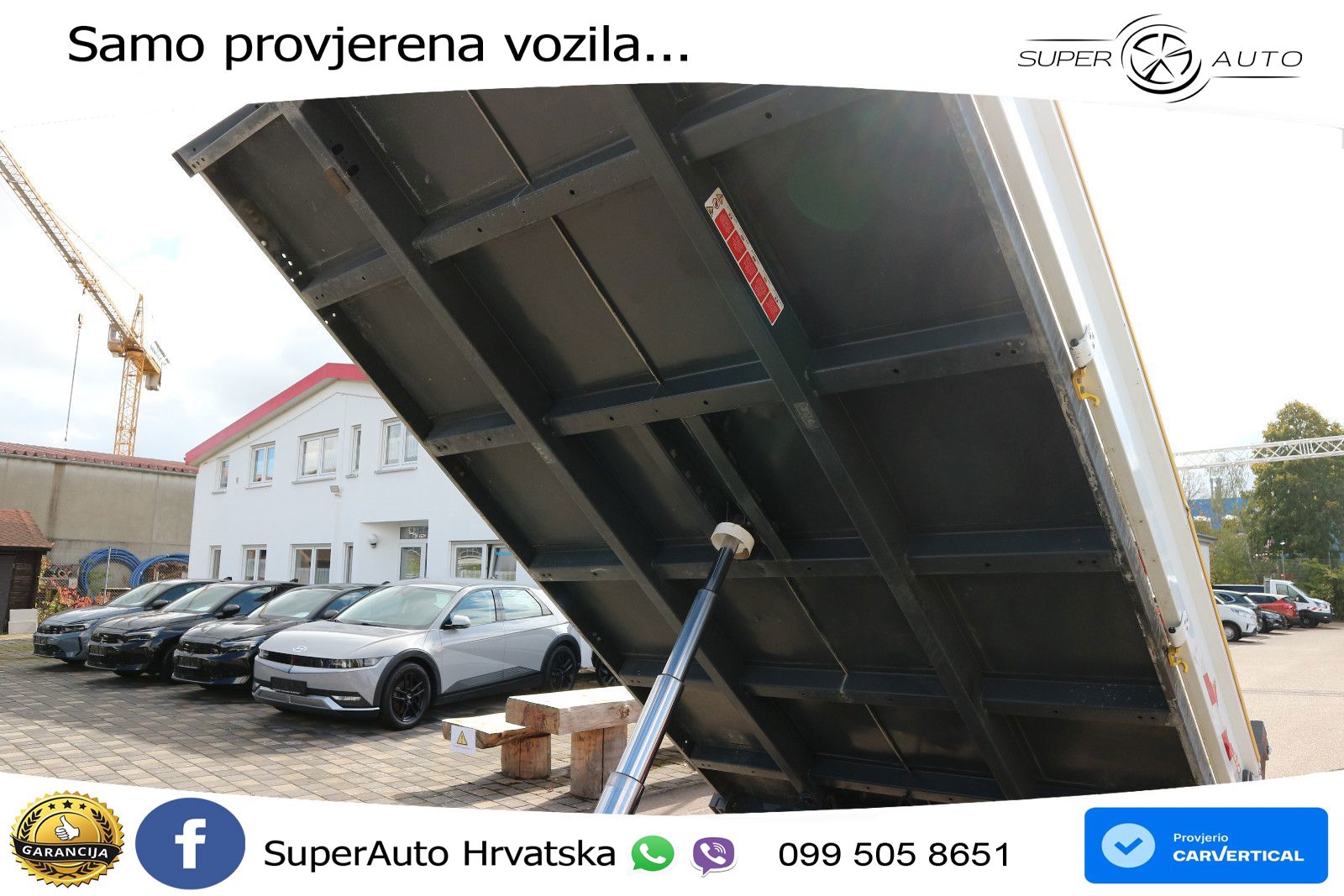 Ford Transit Kipper Zwillingsbereifung AHK 170 KS