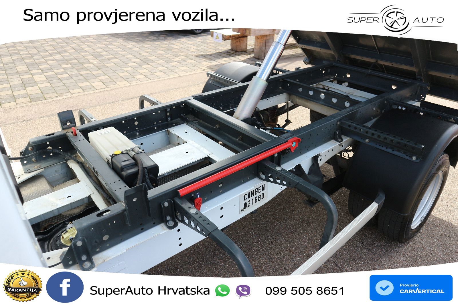 Ford Transit Kipper Zwillingsbereifung AHK 170 KS