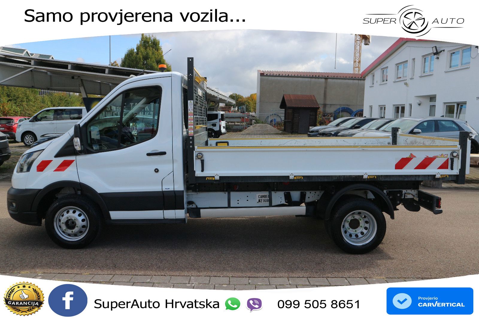 Ford Transit Kipper Zwillingsbereifung AHK 170 KS
