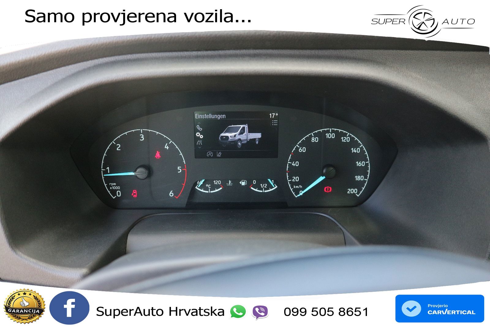 Ford Transit Kipper Zwillingsbereifung AHK 170 KS