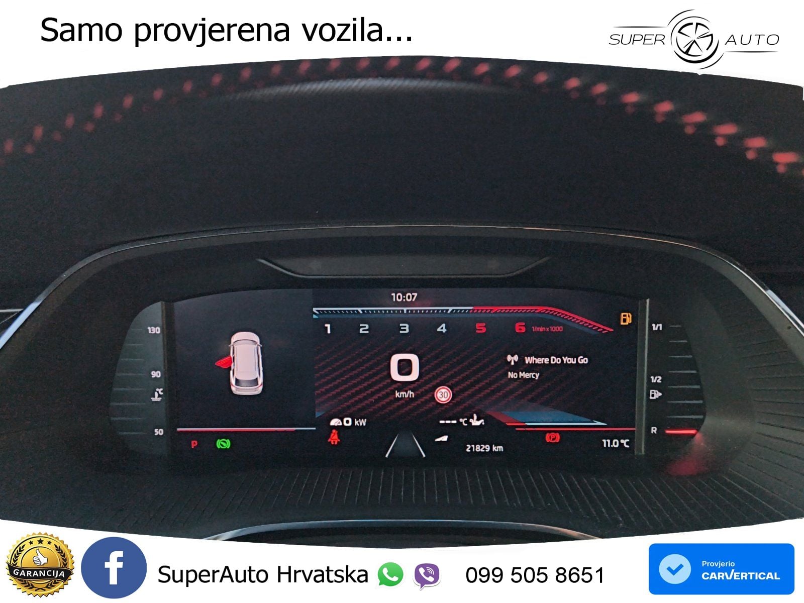 Škoda Octavia Combi RS 2.0 TDI (200 KS) DSG MATRIX+GR SJED+KAM