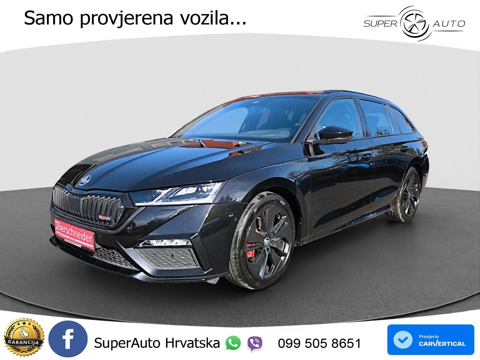 Škoda Octavia Combi RS 2.0 TDI (200 KS) DSG MATRIX+GR SJED+KAM