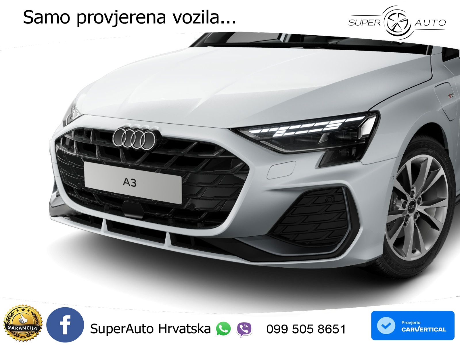 Audi A3 40 TFSIe (204 KS) S tronic S line LED+GR SJED+ACC