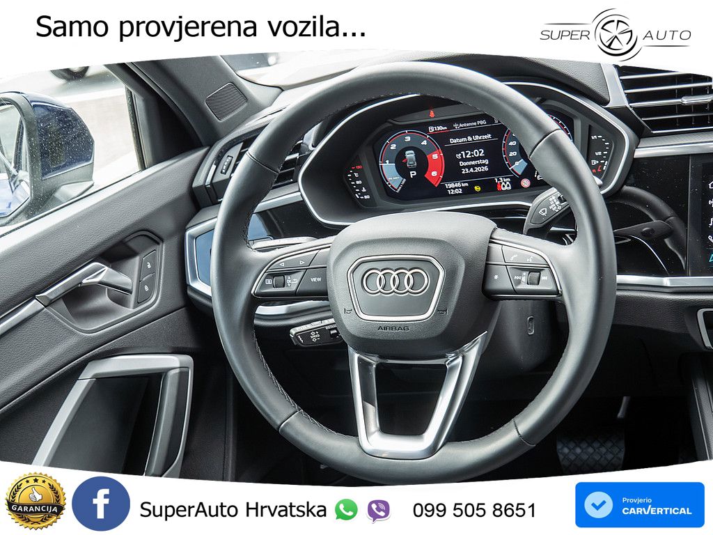 Audi Q3 40 TDI (200 KS) quattro S tronic LED+GR SJED+ACC