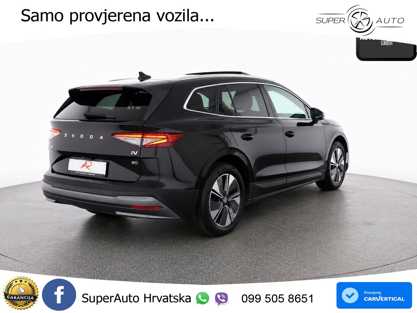 Škoda Enyaq iV 80 82 kWh (204 KS) Suite LED+GR SJED+ACC