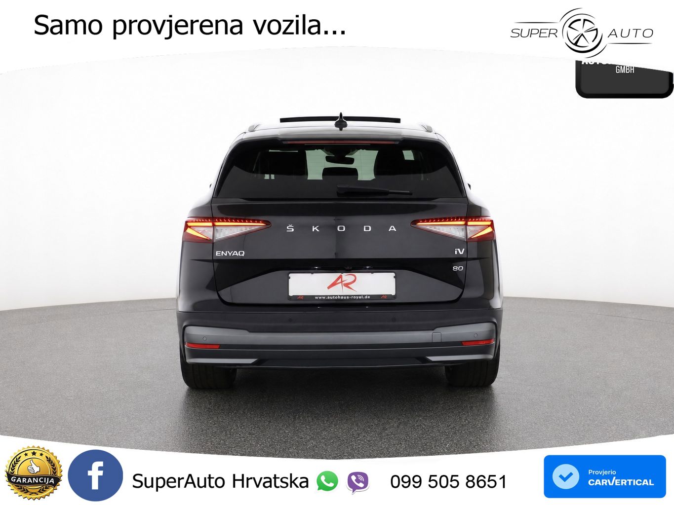 Škoda Enyaq iV 80 82 kWh (204 KS) Suite LED+GR SJED+ACC