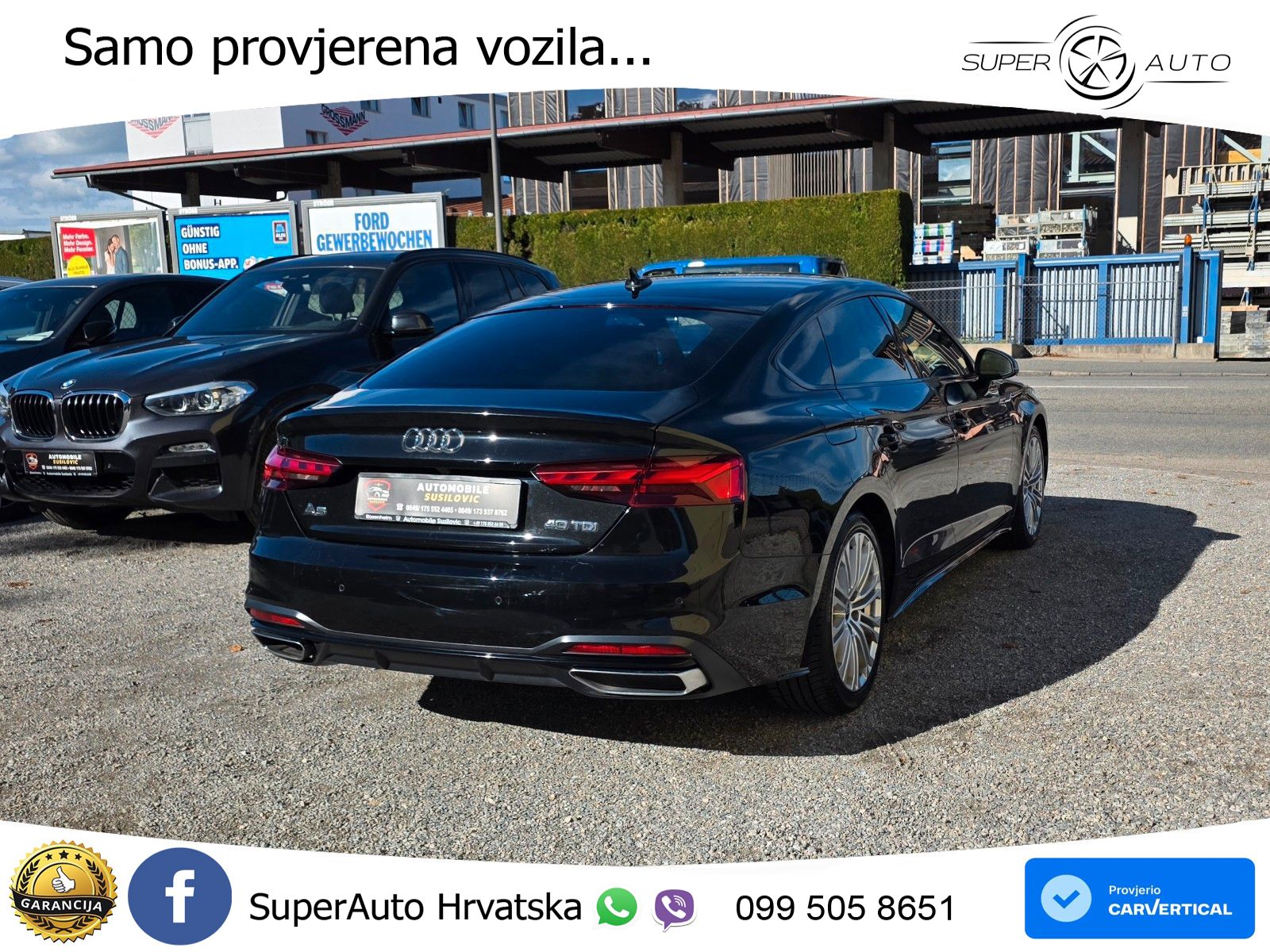 Audi A5 Sportback 40 TDI (204 KS) S tronic LED+GR SJED+ACC