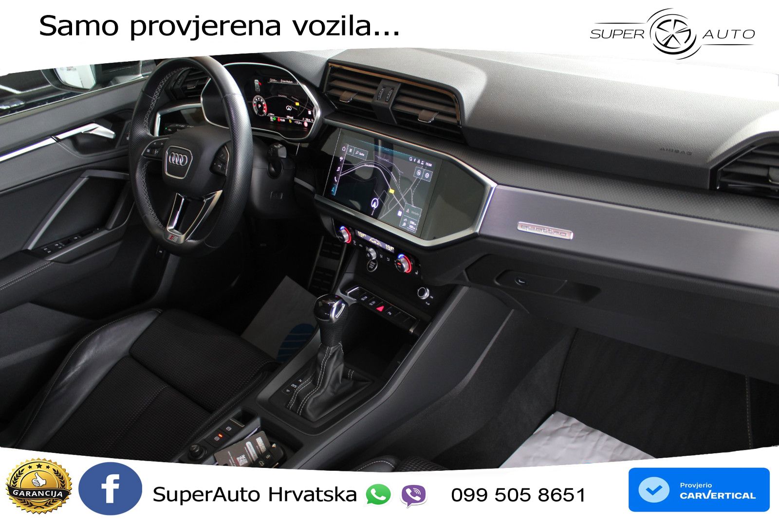 Audi Q3 40 TFSI (190 KS) quattro S tronic S line LED+GR SJED+ACC
