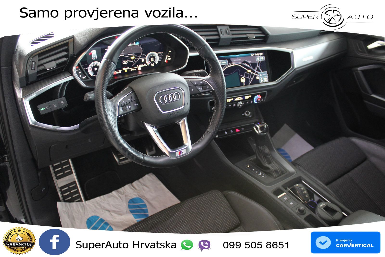 Audi Q3 40 TFSI (190 KS) quattro S tronic S line LED+GR SJED+ACC