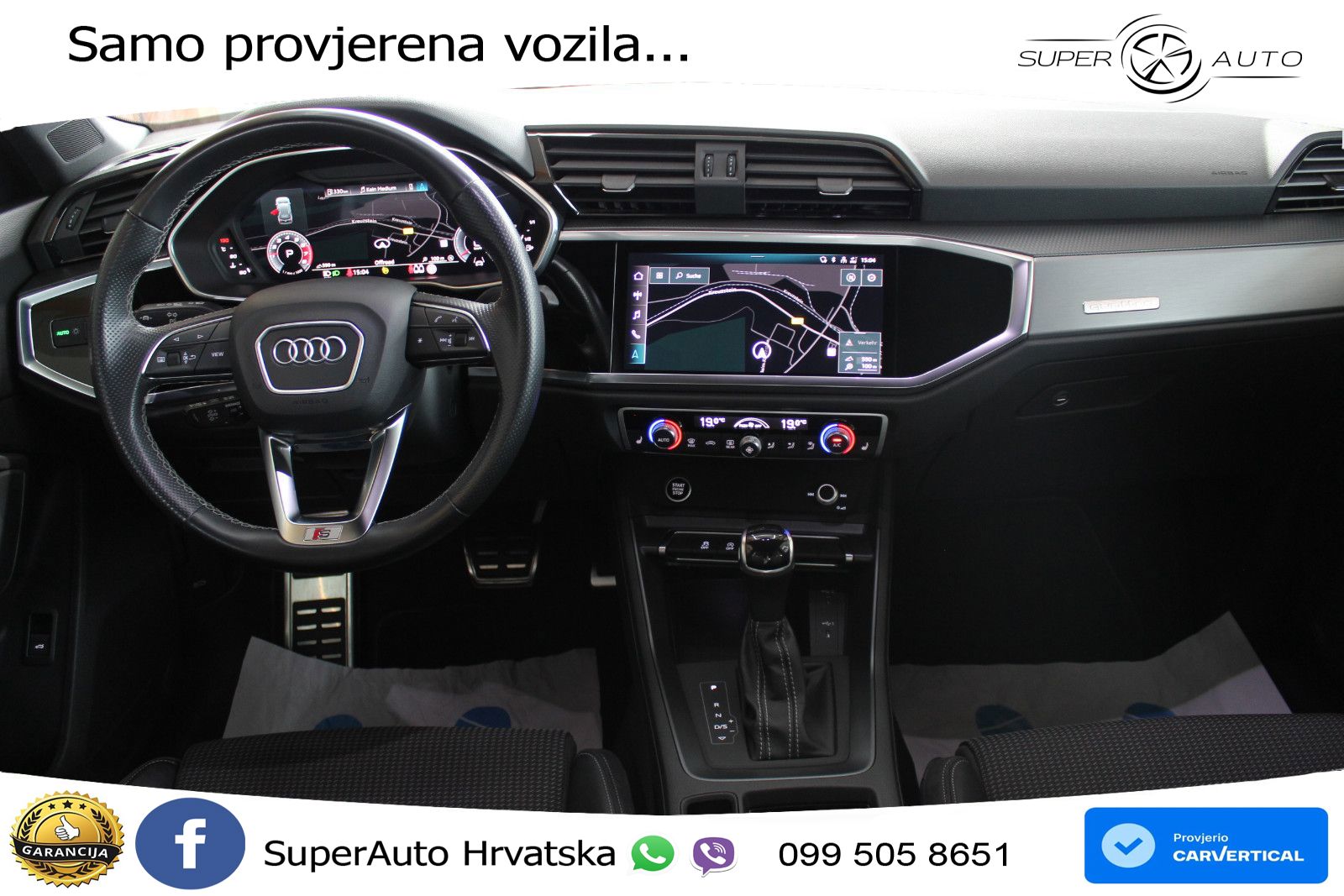Audi Q3 40 TFSI (190 KS) quattro S tronic S line LED+GR SJED+ACC