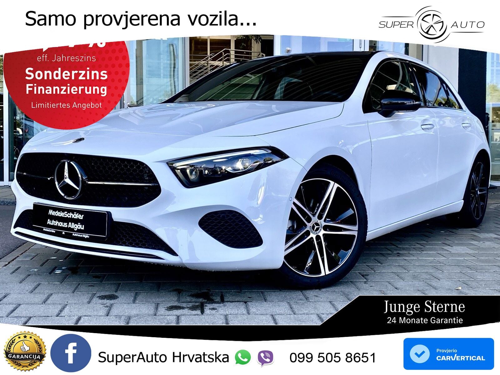 Mercedes-Benz A 200 7G-DCT LED+GR SJED+ACC