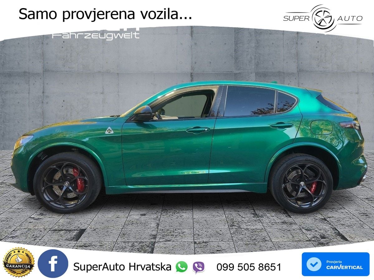 Alfa Romeo Stelvio Quadrifoglio 2.9 V6 Bi-Turbo (520 KS) Q4 Automatic LED+GR SJED+ACC